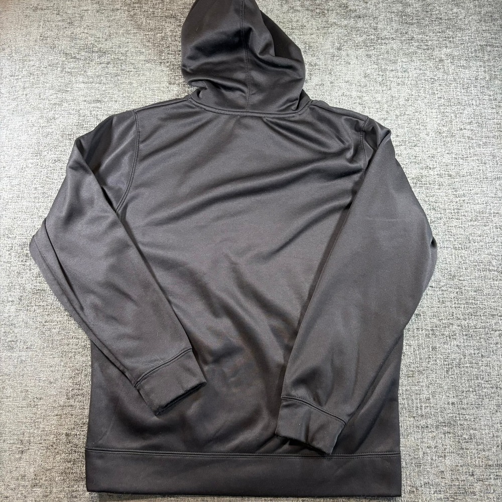NC State Hoodie Mens Large Black Red Wolfpack Block S Performance Pullover - Picture 7 of 10